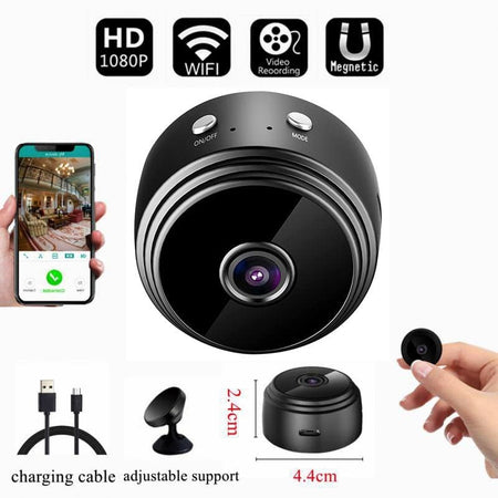 Mini 1080p HD Wireless Magnetic Security Camera Product | Hidden Cameras | אוזו-שופ