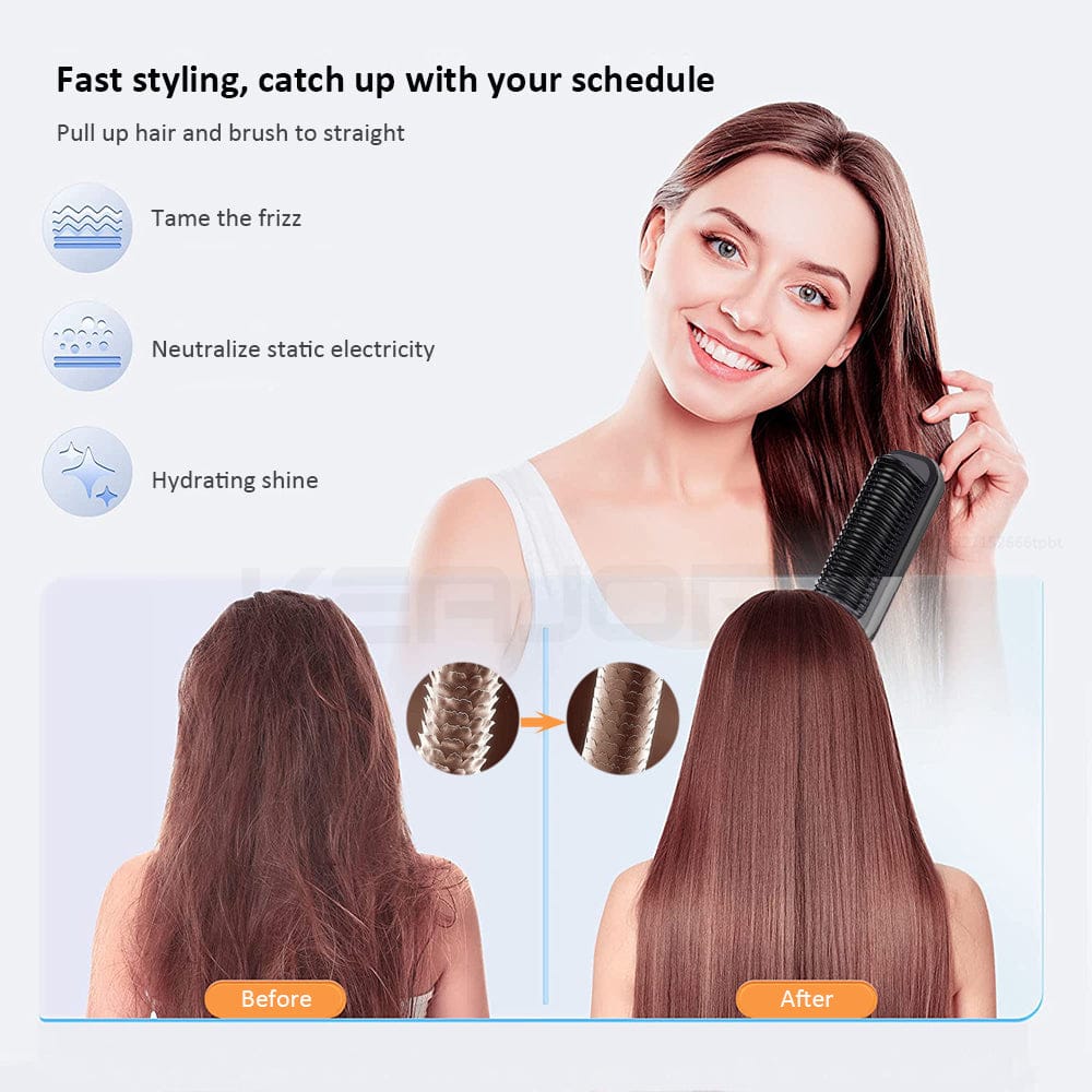 SmoothStyle Electric Professional Comb | Hair Straightener | אוזו-שופ